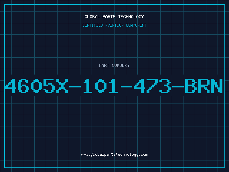 Aviation Part 4605X-101-473-BRN