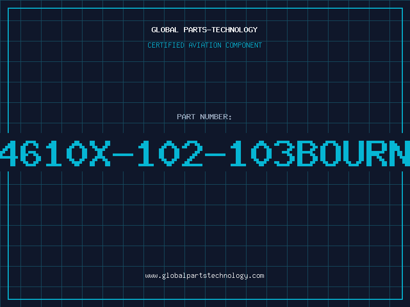 Aviation Part 4610X-102-103BOURN