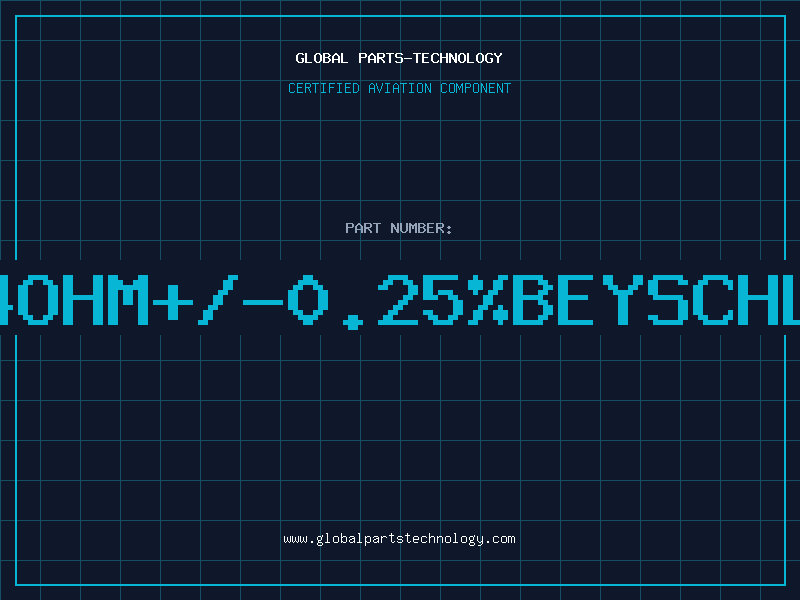 Aviation Part 464OHM+/-0.25%BEYSCHLAG