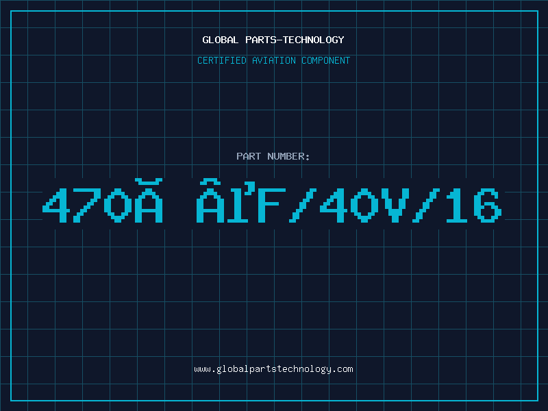 Aviation Part 470ÂµF/40V/16