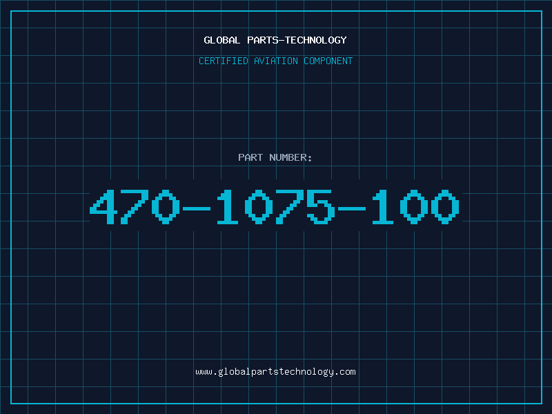 Aviation Part 470-1075-100