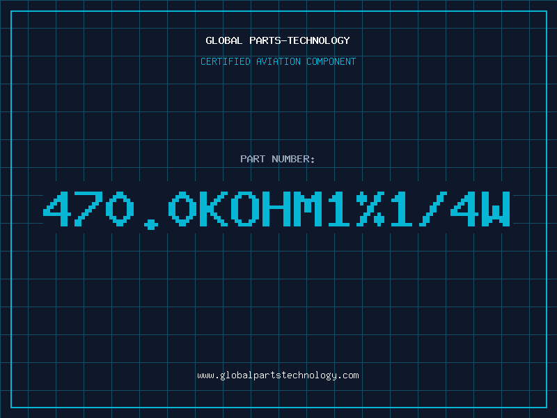 Aviation Part 470.0KOHM1%1/4W
