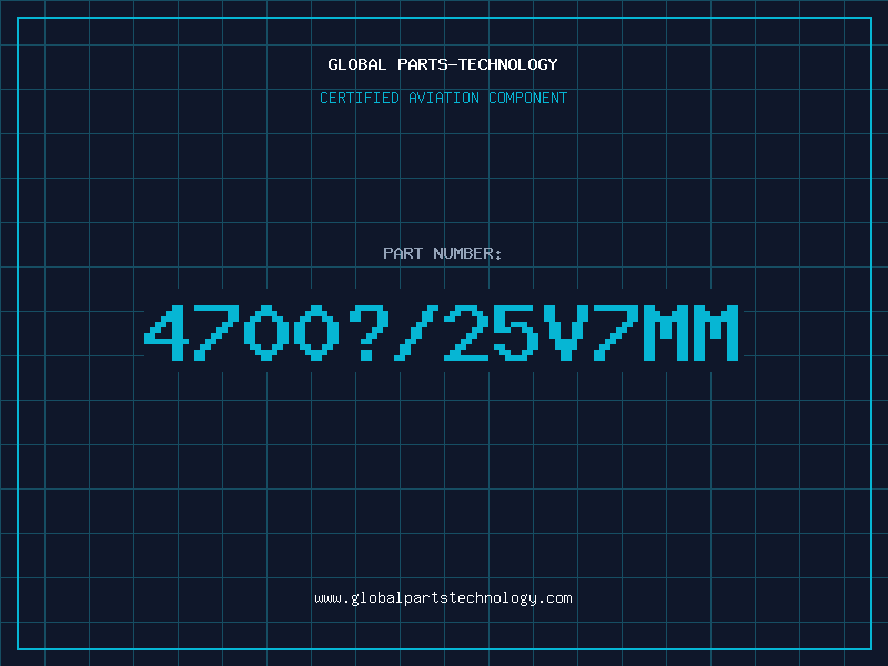 Aviation Part 4700Âµ/25V7MM