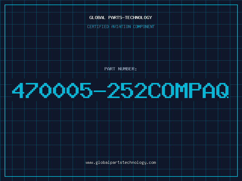 Aviation Part 470005-252COMPAQ