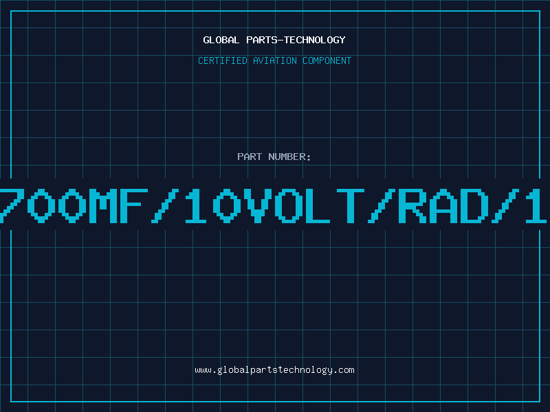 Aviation Part 4700MF/10VOLT/RAD/10