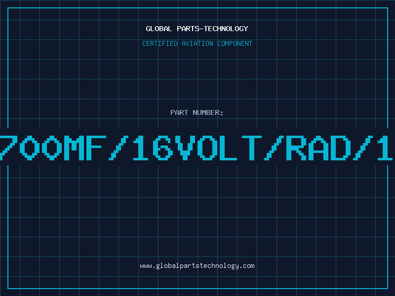 Aviation Part 4700MF/16VOLT/RAD/10