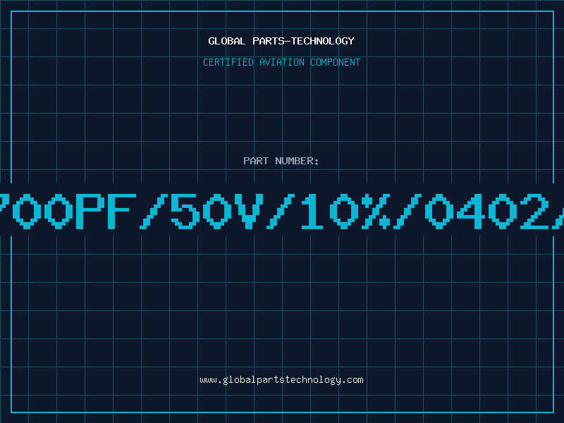 Aviation Part 4700PF/50V/10%/0402/T