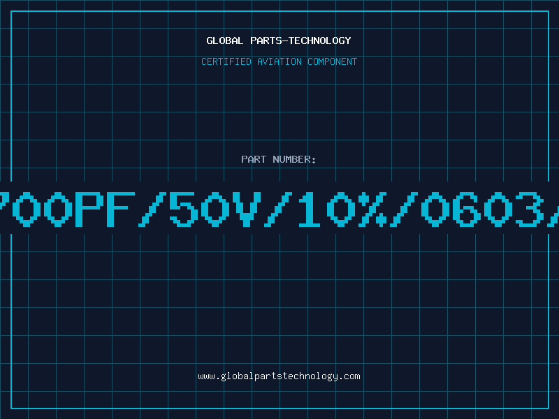 Aviation Part 4700PF/50V/10%/0603/T