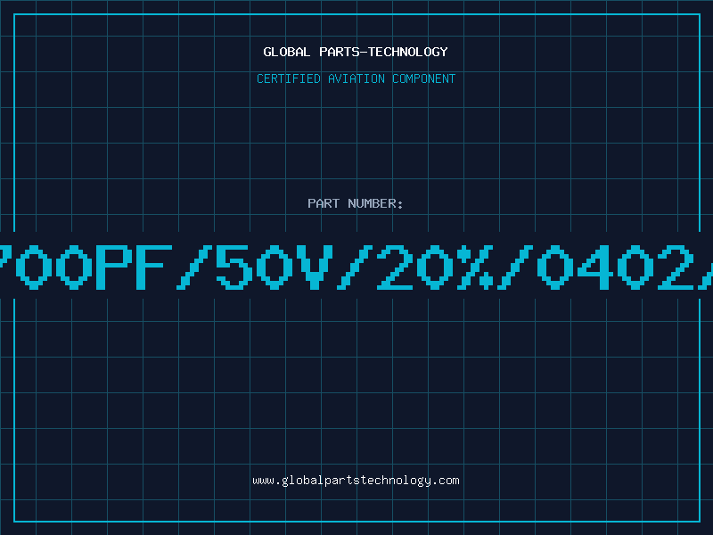 Aviation Part 4700PF/50V/20%/0402/T