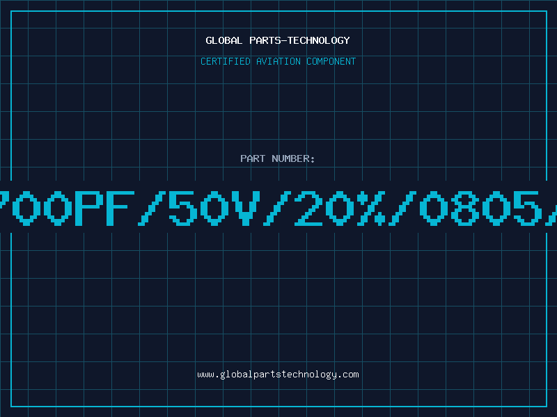Aviation Part 4700PF/50V/20%/0805/T