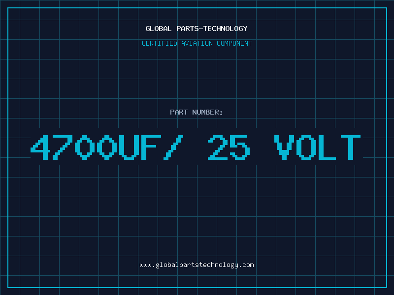 Aviation Part 4700UF/ 25 VOLT