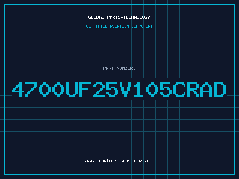 Aviation Part 4700UF25V105CRAD