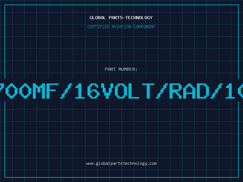 Aviation Part 4700mf/16Volt/Rad/105
