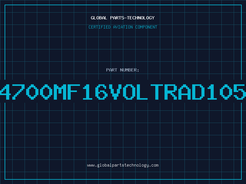 Aviation Part 4700mf16VoltRad105