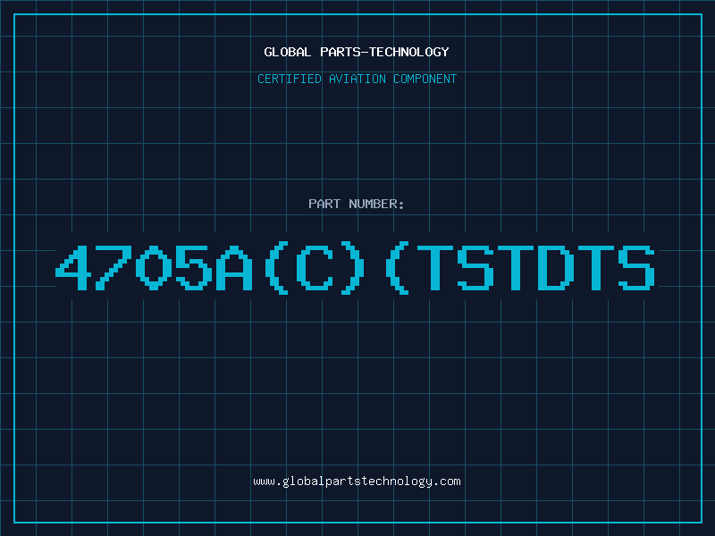 Aviation Part 4705ACTSTDTS
