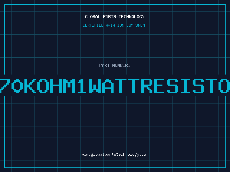 Aviation Part 470KOHM1WATTRESISTOR