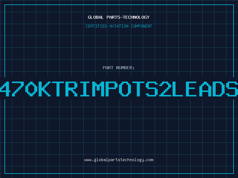 Aviation Part 470KTRIMPOTS2LEADS