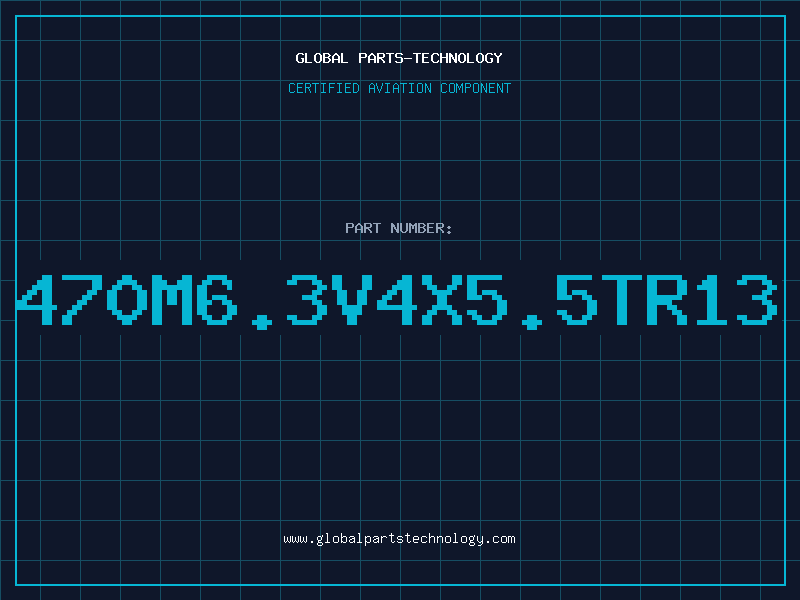 Aviation Part 470M6.3V4x5.5TR13