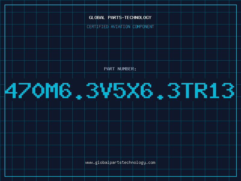 Aviation Part 470M6.3V5X6.3TR13