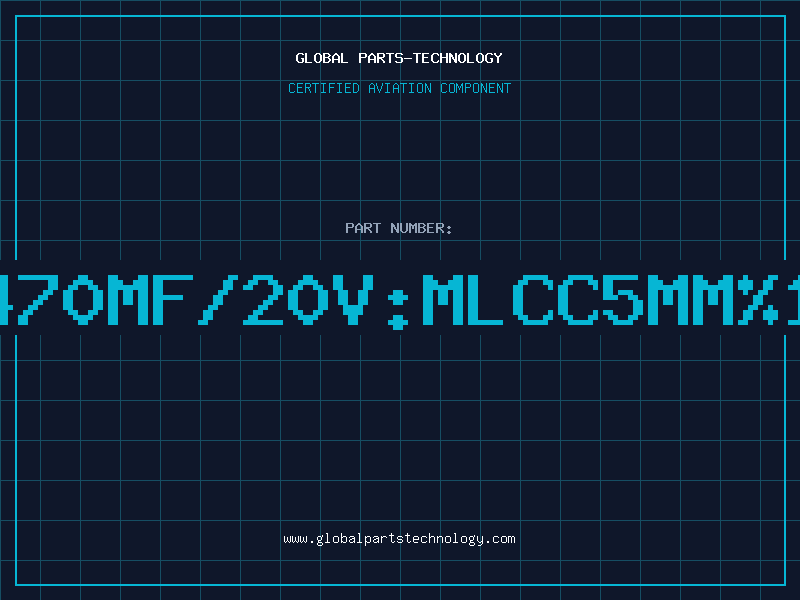 Aviation Part 470MF/20V:MLCC5MM%1