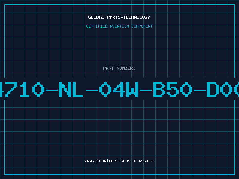 Aviation Part 4710-NL-04W-B50-D00