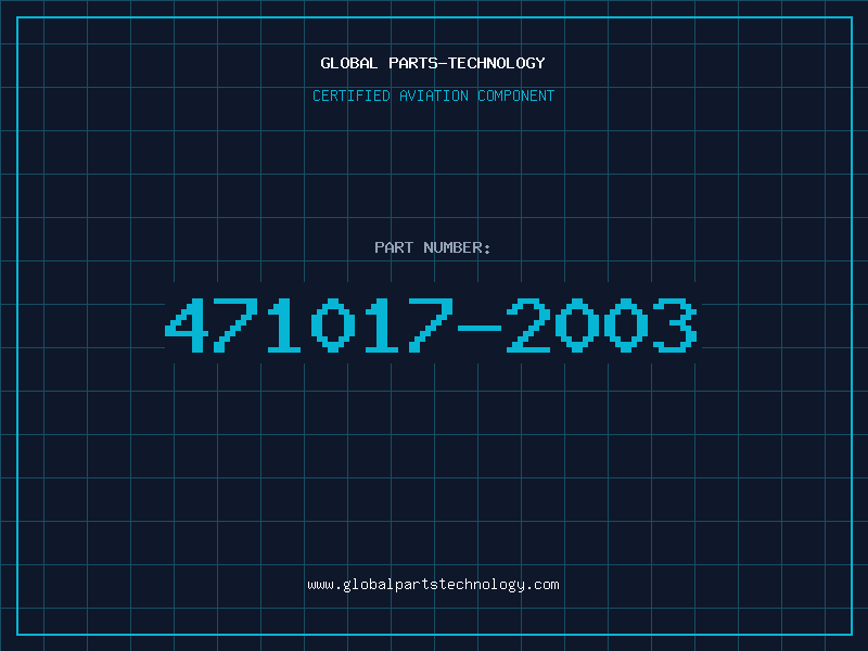 Aviation Part 471017-2003