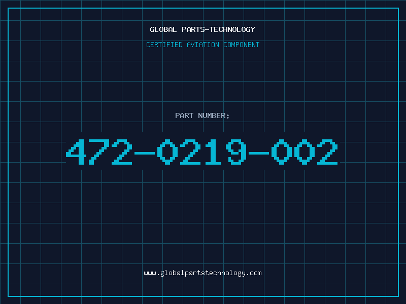 Aviation Part 472-0219-002