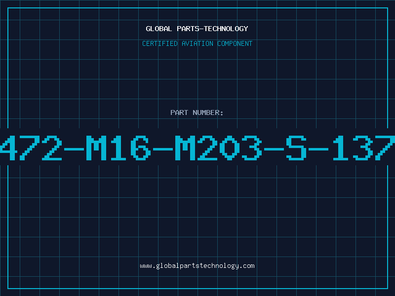 Aviation Part 472-M16-M203-S-137
