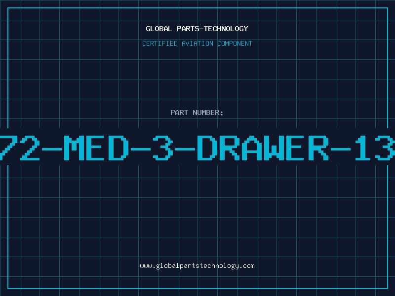 Aviation Part 472-MED-3-DRAWER-137