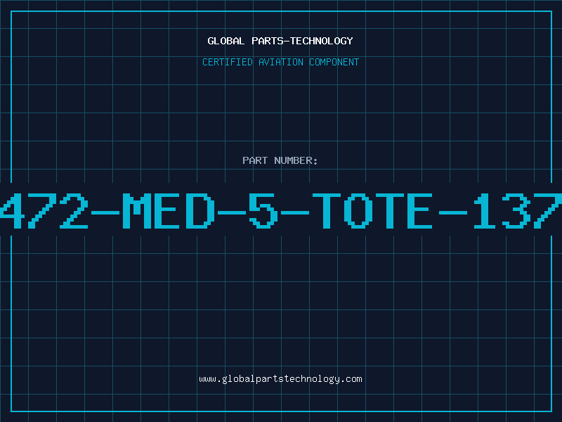 Aviation Part 472-MED-5-TOTE-137
