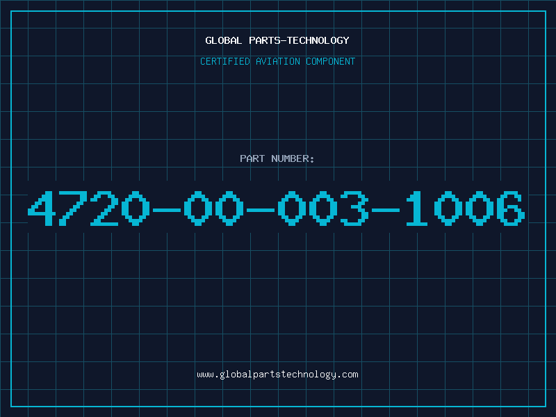 Aviation Part 4720-00-003-1006