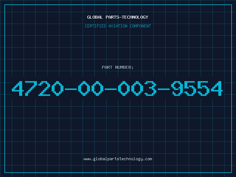 Aviation Part 4720-00-003-9554