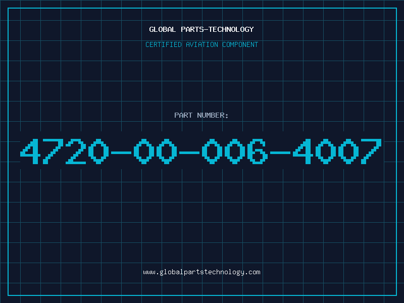 Aviation Part 4720-00-006-4007
