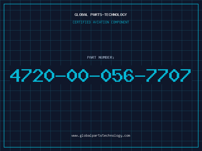Aviation Part 4720-00-056-7707