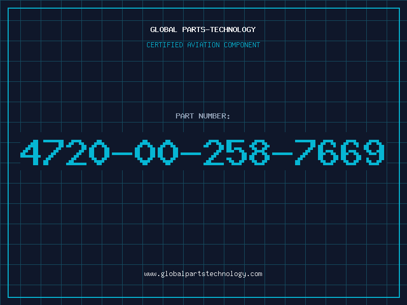 Aviation Part 4720-00-258-7669