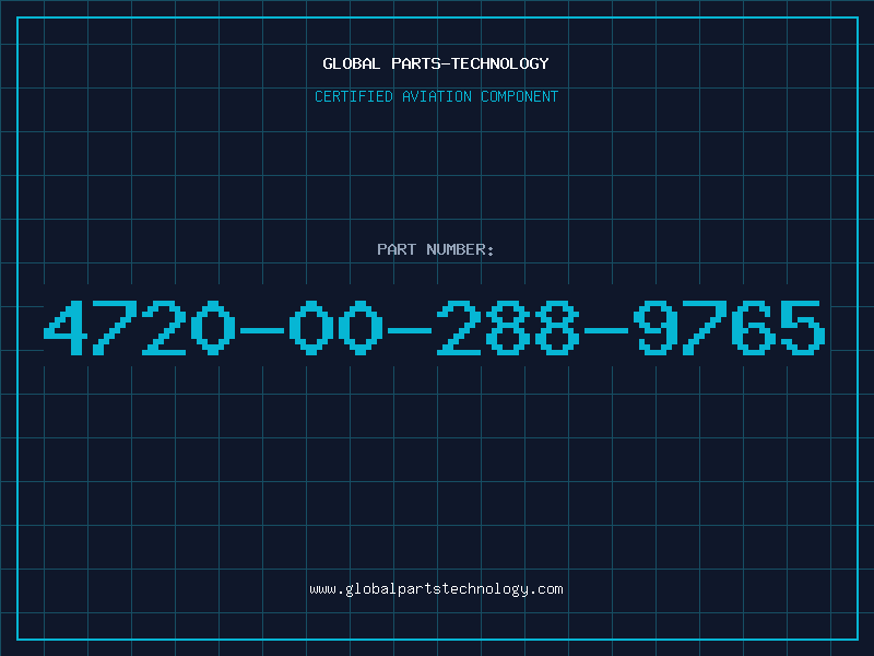 Aviation Part 4720-00-288-9765