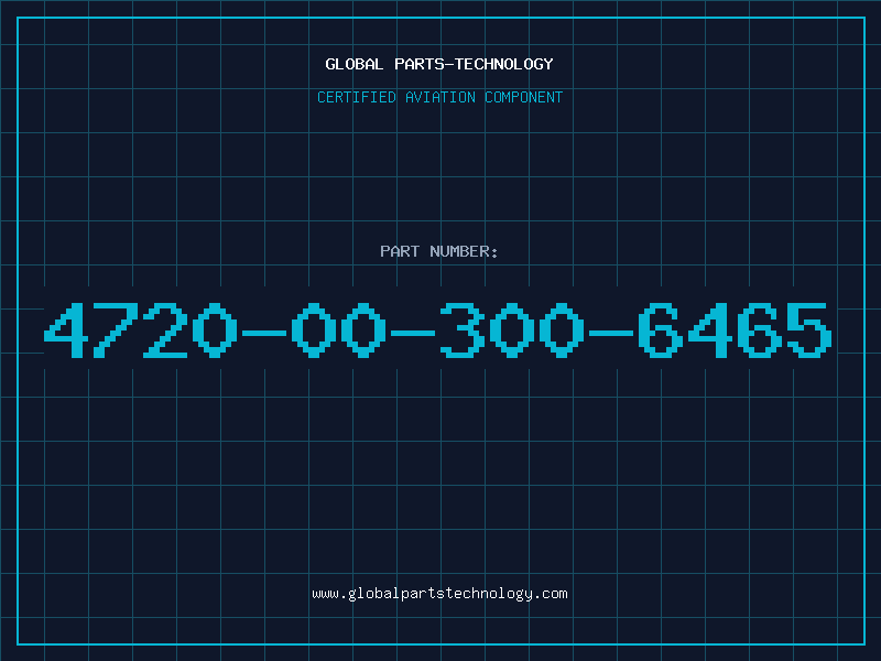 Aviation Part 4720-00-300-6465