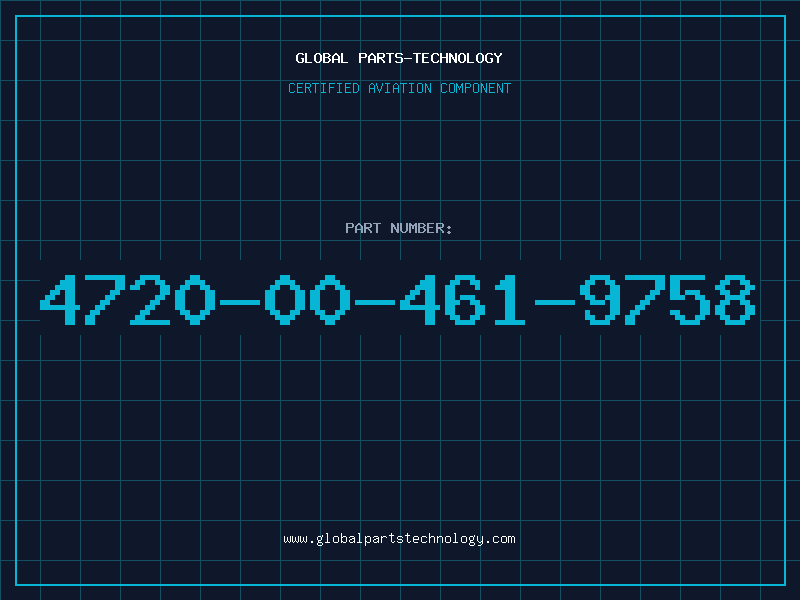 Aviation Part 4720-00-461-9758