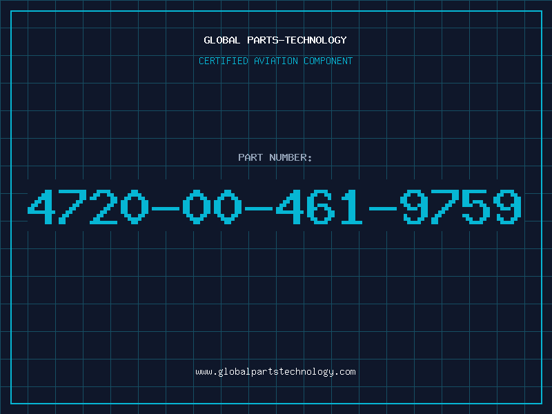 Aviation Part 4720-00-461-9759
