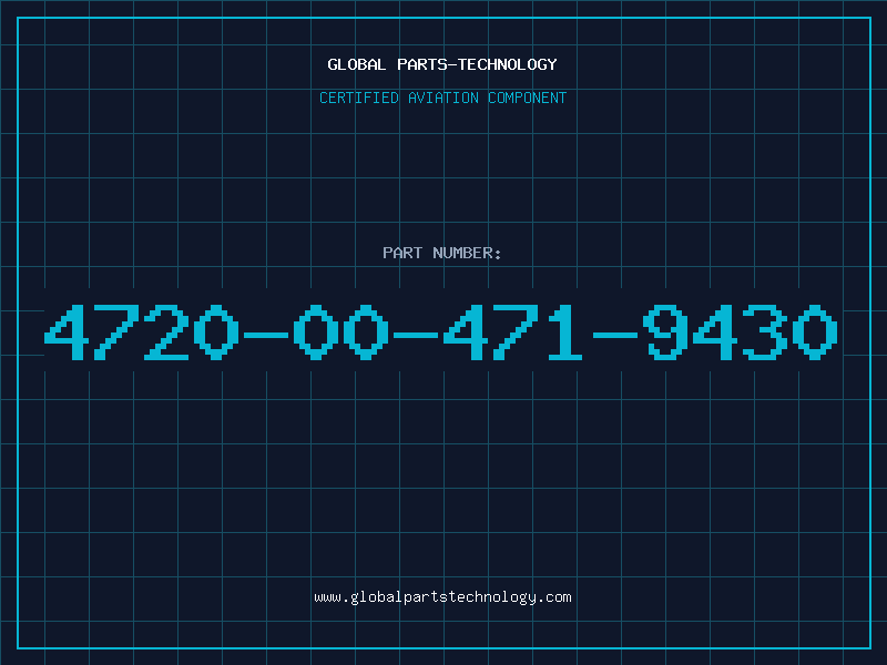 Aviation Part 4720-00-471-9430