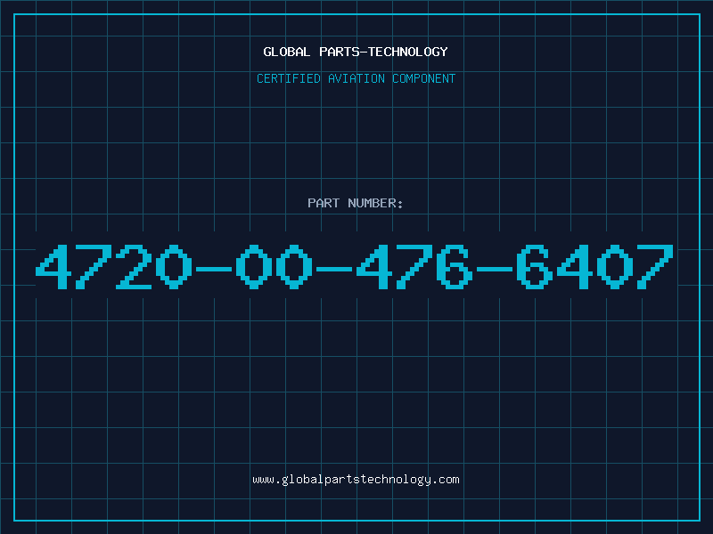 Aviation Part 4720-00-476-6407