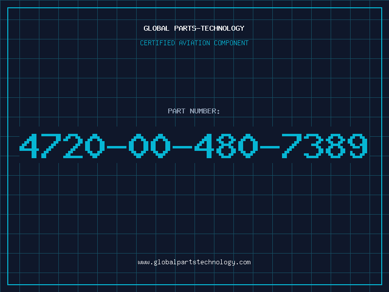 Aviation Part 4720-00-480-7389