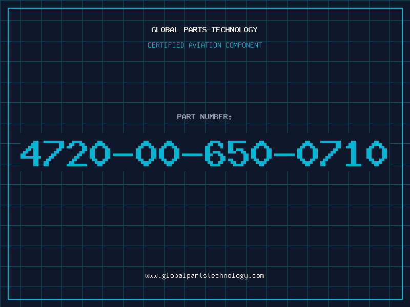 Aviation Part 4720-00-650-0710