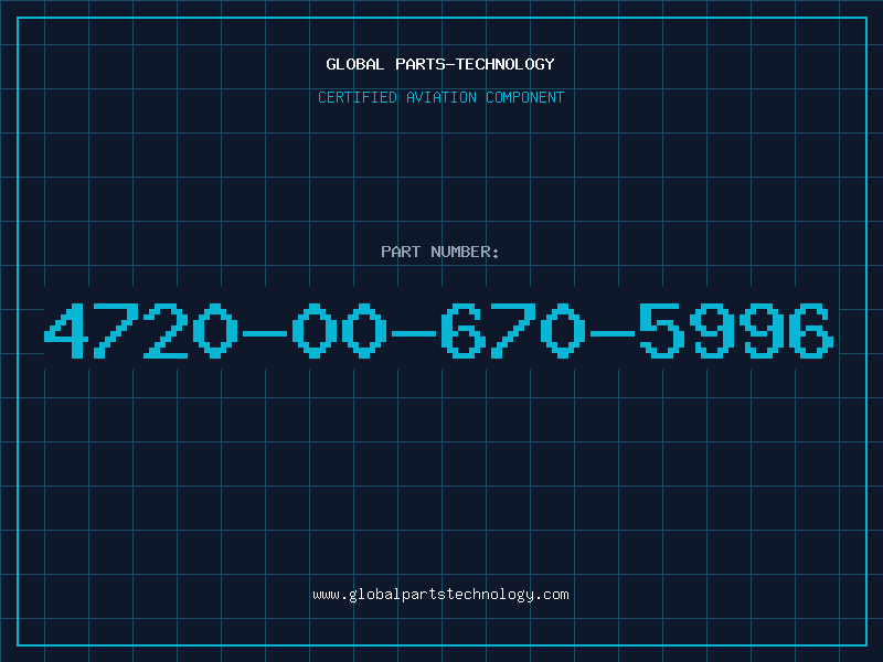 Aviation Part 4720-00-670-5996