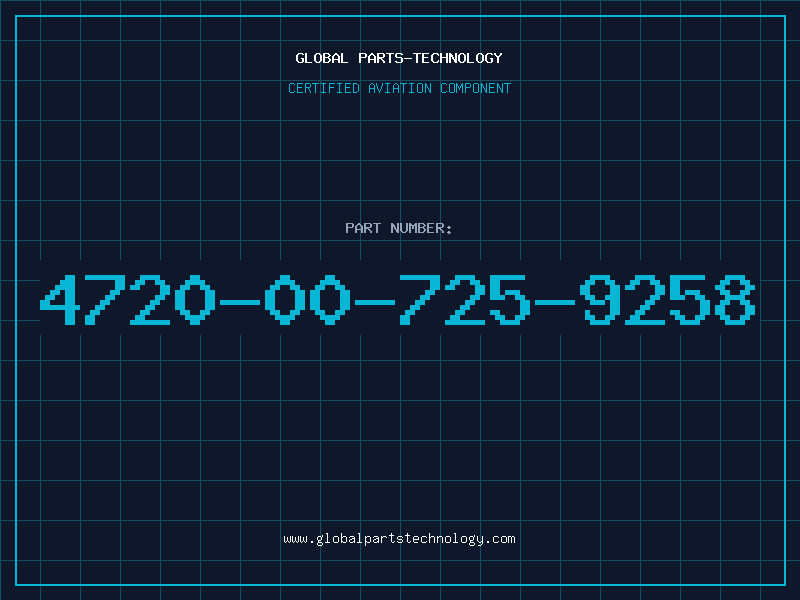 Aviation Part 4720-00-725-9258