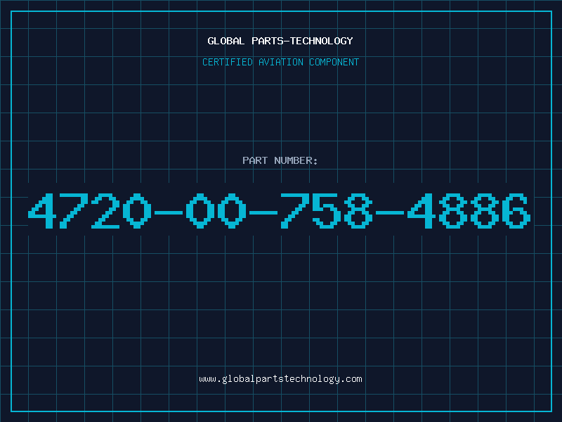 Aviation Part 4720-00-758-4886