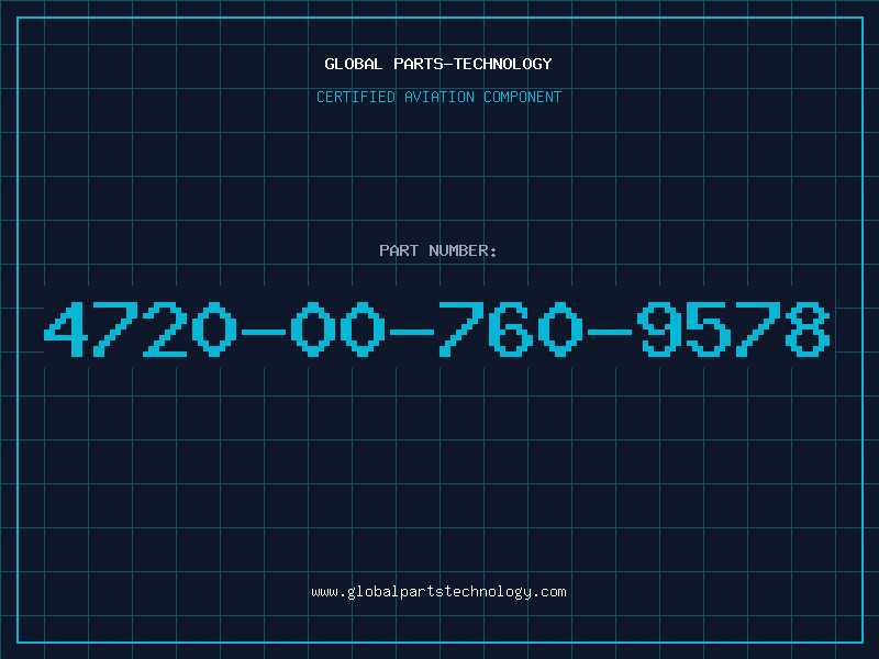 Aviation Part 4720-00-760-9578