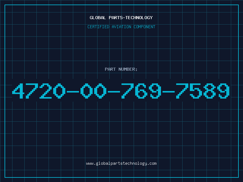Aviation Part 4720-00-769-7589
