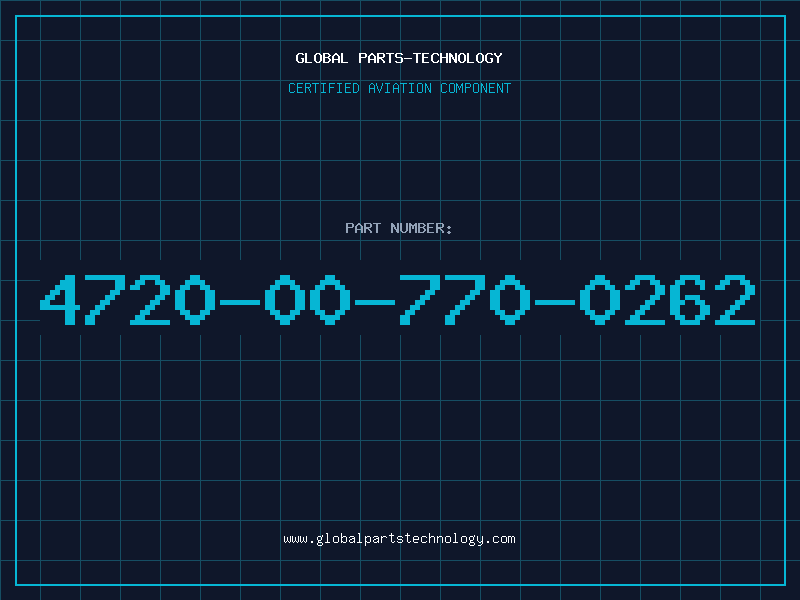 Aviation Part 4720-00-770-0262