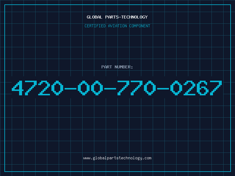 Aviation Part 4720-00-770-0267